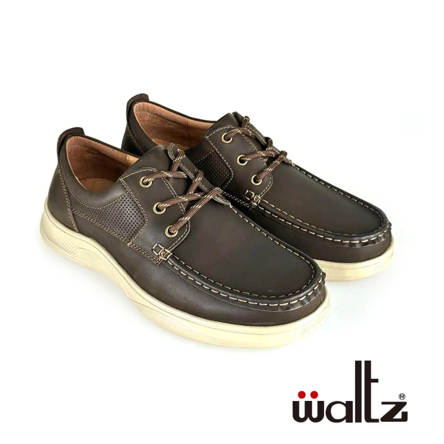 WaltzWaltz 休閒鞋系列 牛皮 舒適皮鞋(4W522054-23 華爾滋皮鞋)