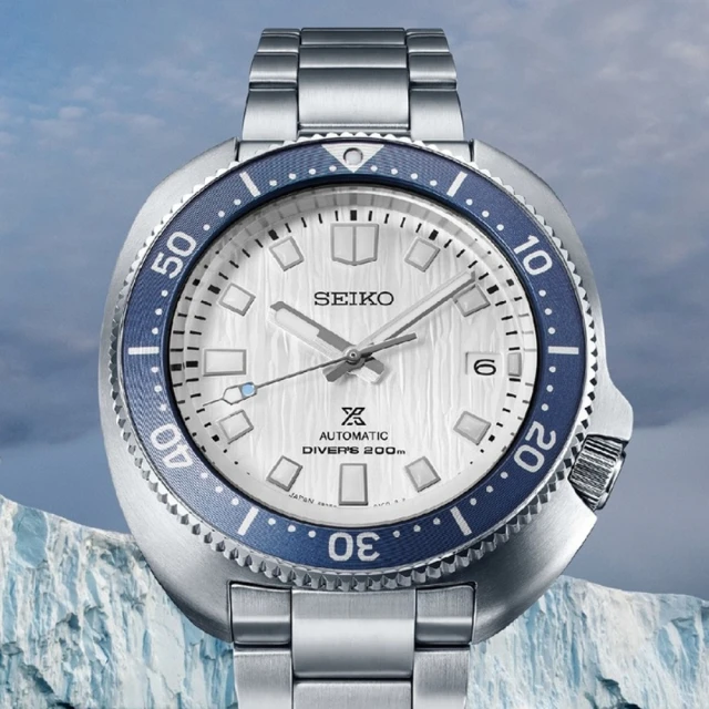 SEIKO 精工 PROSPEX系列 愛海洋 極地冰川 機械腕錶 新年禮物(SPB301J1/6R35-02A0B)