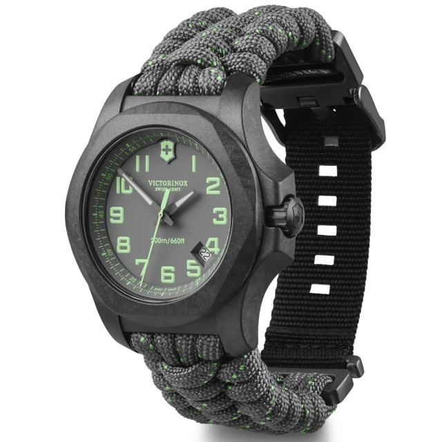 VICTORINOX 瑞士維氏 I.N.O.X. Carbon 碳纖維錶殼 軍事風腕錶(VISA-241861)