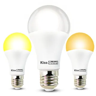 【KISS QUIET】LED-10W 270超廣角 白光/黃光/自然光 全電壓球泡燈-20入(E27 燈泡 球泡燈 燈管 崁燈 吸頂燈)
