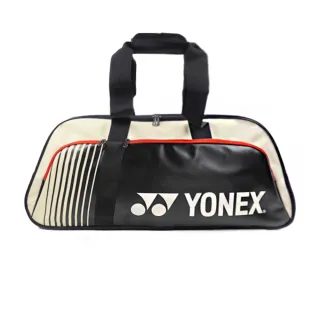 【YONEX】Torunament Bag 羽拍袋 矩形包 獨立鞋袋 黑米(BA82431WEX660)