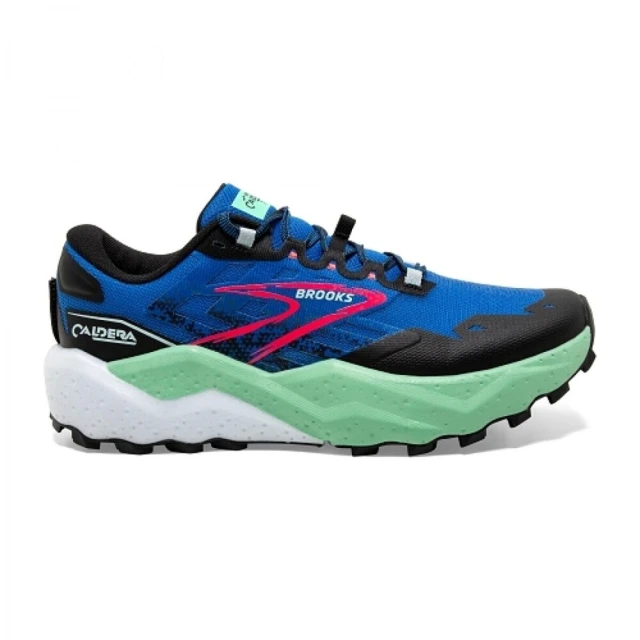 BROOKSBROOKS Caldera 7 男 越野鞋 運動 慢跑 路跑 火山口系列7代 緩震 藍黑綠(1104151D476)