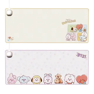 【SOTHING 向物】BT21多用途3檔控溫暖墊(暖桌墊 暖腳墊 寵物保暖墊 加熱桌墊 恆溫墊 超大滑鼠墊 暖菜墊)