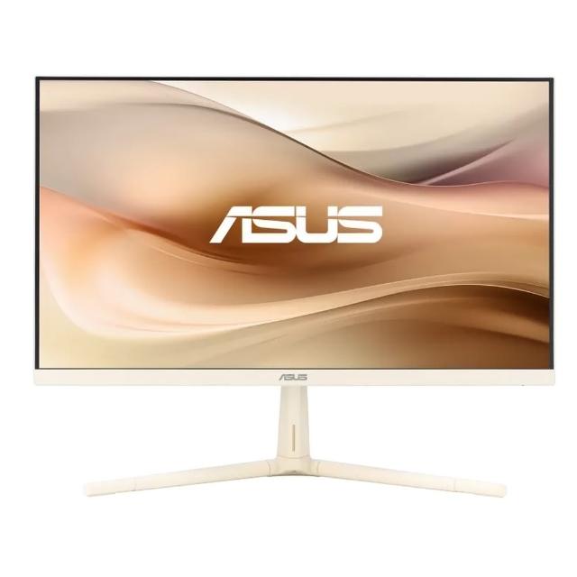 【ASUS 華碩】VU279CFE-M 27型 IPS 100Hz USB-C 護眼螢幕-燕麥奶(Adaptive-Sync/1ms/低藍光不閃屏)
