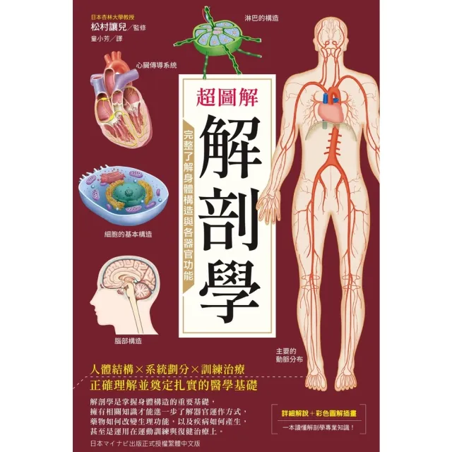 【momoBOOK】超圖解解剖學：完整了解身體構造與各器官功能(電子書)