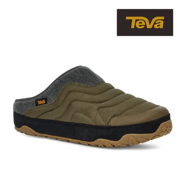 【TEVA】男/女/中性 防潑水 保暖 菠蘿麵包鞋/穆勒鞋/休閒鞋/懶人鞋/拖鞋式  ReEmber Terrain 原廠(深橄欖)