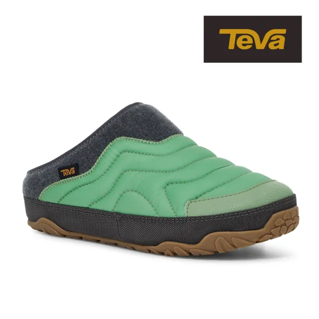 【TEVA】男/女/中性 防潑水 保暖 菠蘿麵包鞋/穆勒鞋/休閒鞋/懶人鞋/拖鞋式  ReEmber Terrain 原廠(青綠色)