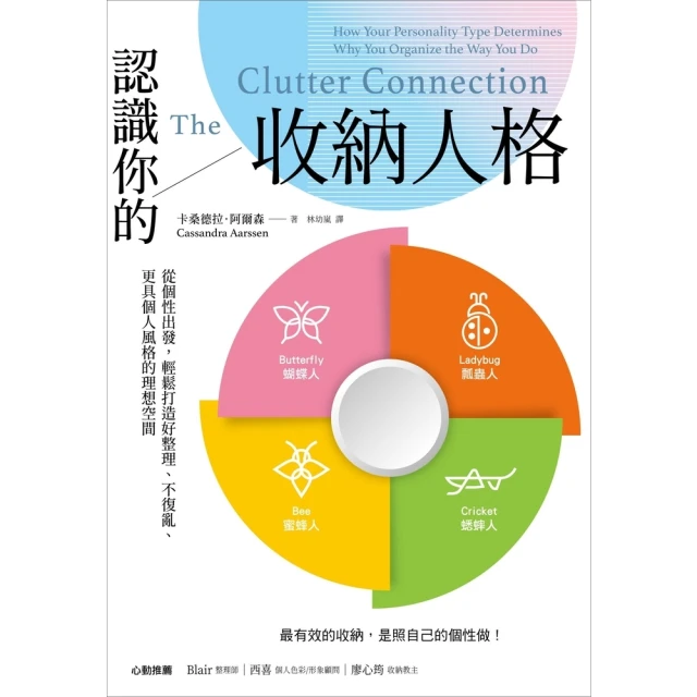 【MyBook】認識你的收納人格：從個性出發，輕鬆打造好整理、不復亂、更具個人風格的理想空間(電子書)