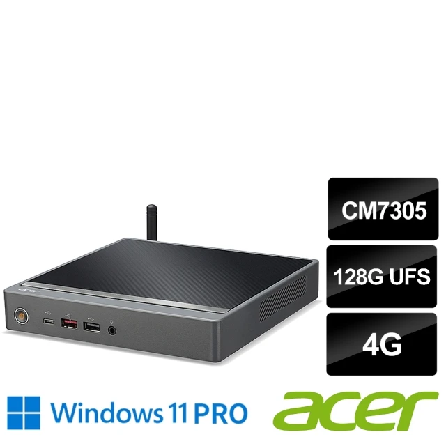 【Acer 宏碁】24型電競螢幕組★RB610迷你電腦(RB610/CM7305/4G/128G UFS/W11P)