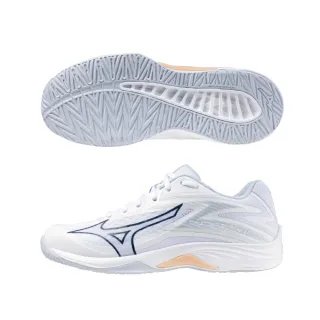 【MIZUNO 美津濃】休閒鞋 男鞋 女鞋 運動鞋 排球鞋 THUNDER BLADE 白藍 V1GC237000