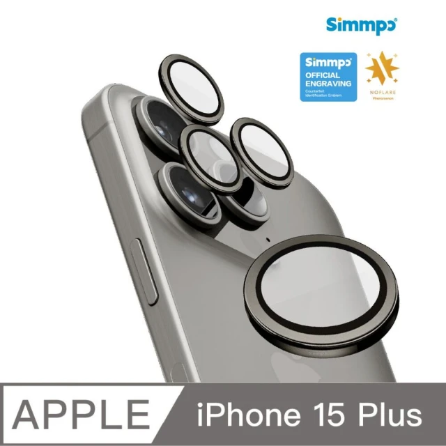 Simmpo 簡單貼 iPhone 15 Pro攝影光學鏡頭