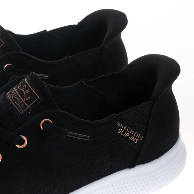 【SKECHERS】女鞋 休閒系列 瞬穿舒適科技 BOBS SKIPPER 寬楦款(114815WBLK)