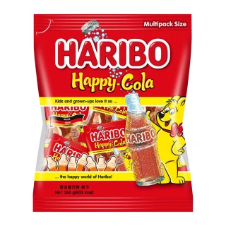 HARIBO 哈瑞寶 快樂可樂風味Q軟糖分享包(250g)