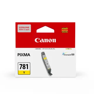 【Canon】CLI-781Y 原廠標準容量黃色墨水匣
