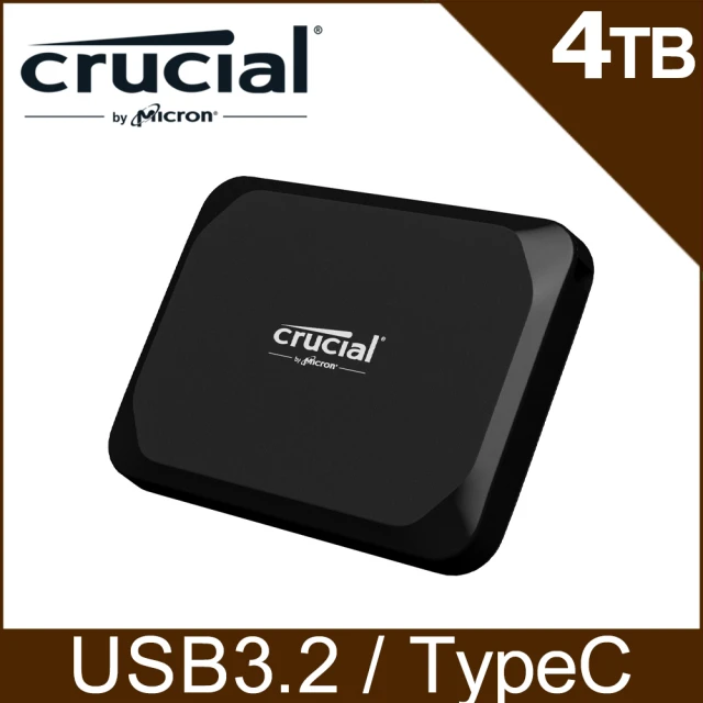 Crucial 美光 X9 4TB 外接式 SSD USB 