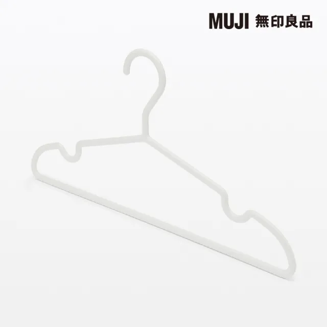 【MUJI 無印良品】再生聚丙烯衣架/10入組/單支約寬42cm