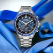 【CITIZEN 星辰】海王星 限量 鈦 GPS衛星對時光動計時手錶 男錶 手錶 母親節 禮物(CC4054-68L/藍色44.6mm)