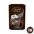 【Lindt 瑞士蓮】Lindor夾餡60%黑巧克力 200g(3入組)