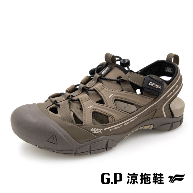 G.P 男款戶外越野護趾鞋G9595M-咖啡色(SIZE:39-44 共三色)