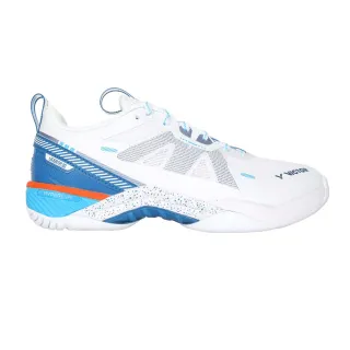 【VICTOR 勝利體育】男專業羽球鞋-3E-訓練 運動 羽毛球 V型楦 勝利 白藍橘(S82III-AF)