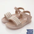 【童鞋520】TOPUONE - 氣質串珠涼鞋(622801粉-14-16cm)