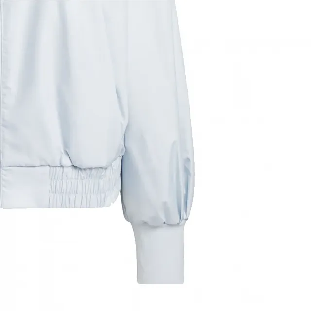 【adidas 愛迪達】外套 女款 運動連帽外套 防風外套 亞規 TECH WARM JKT 藍 IM8843