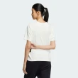 【adidas 愛迪達】GFX SS TEE CNY 女 短袖 上衣 T恤 運動 休閒 新年款 龍年 棉質 白(IZ3141)