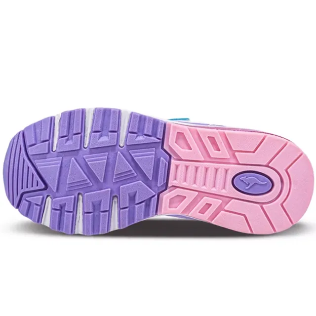 【KangaROOS】美國袋鼠鞋 童鞋 K-RIDER 2 防潑水氣墊童鞋 粉(KK41303)