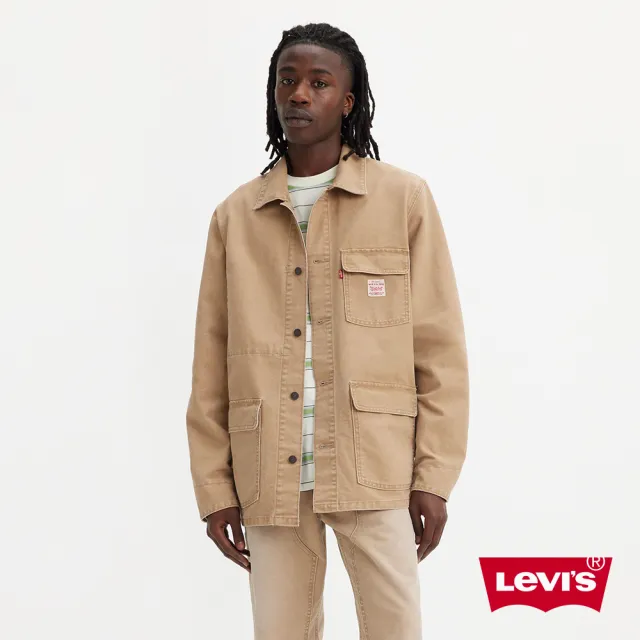 【LEVIS 官方旗艦】LEVIS Workwear工裝系列男款工裝式外套 熱賣單品 A0744-0004