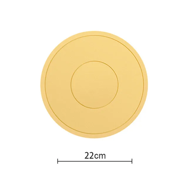 【zozo】鏤空矽膠隔熱墊22cm(耐高溫易清洗 鏤空瀝水 杯墊 餐墊 餐桌墊 瀝水墊 鍋墊 廚房隔熱墊)