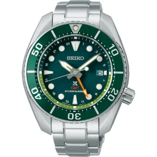 【SEIKO 精工】Prospex Sumo GMT 太陽能潛水石英錶-45mm 送行動電源(SFK003J1/5K65-0AA0G)