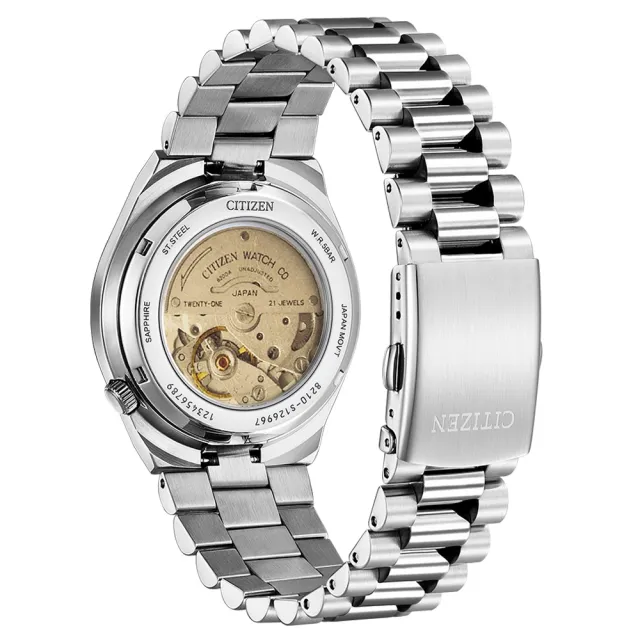 【CITIZEN 星辰】Mechanical PANTONE限定 時尚機械腕錶(NJ0158-89Z)