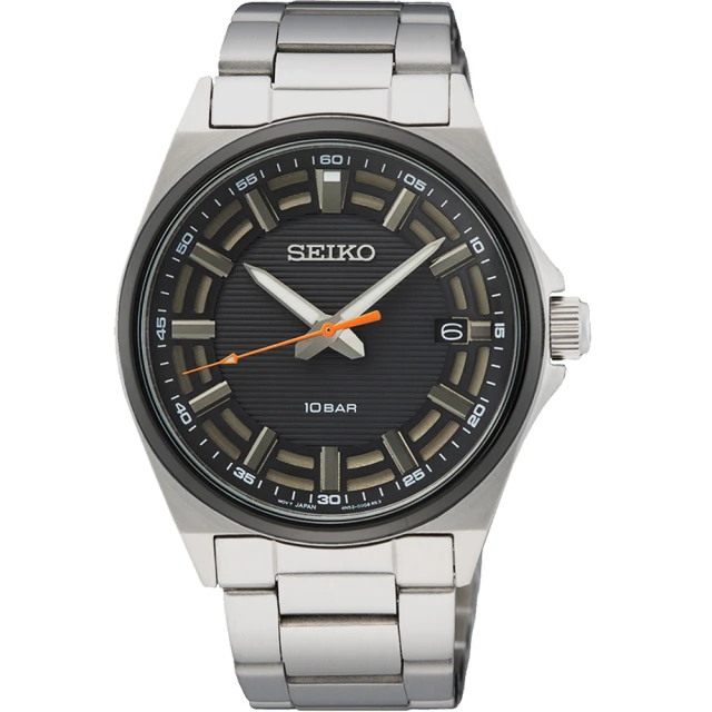 SEIKO 精工 CS 城市簡約紳士手錶-40mm 新年禮物