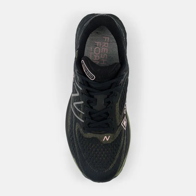 【NEW BALANCE】NB Fresh Foam X 880 v13 GTX 運動鞋 慢跑鞋 跑鞋 防水 緩震 女鞋 黑綠粉(W880GP13-D)