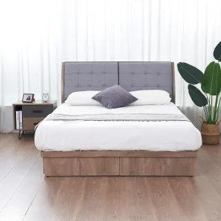 【時尚屋】[CW21]莫里斯5尺床箱型3件組-床箱+床底+床頭櫃(免運費 免組裝 臥室系列)