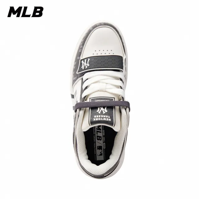 【MLB】牛仔丹寧 老爹鞋 學長鞋 Chunky Liner系列 紐約洋基隊(3ASXCDN3N-50BKS)