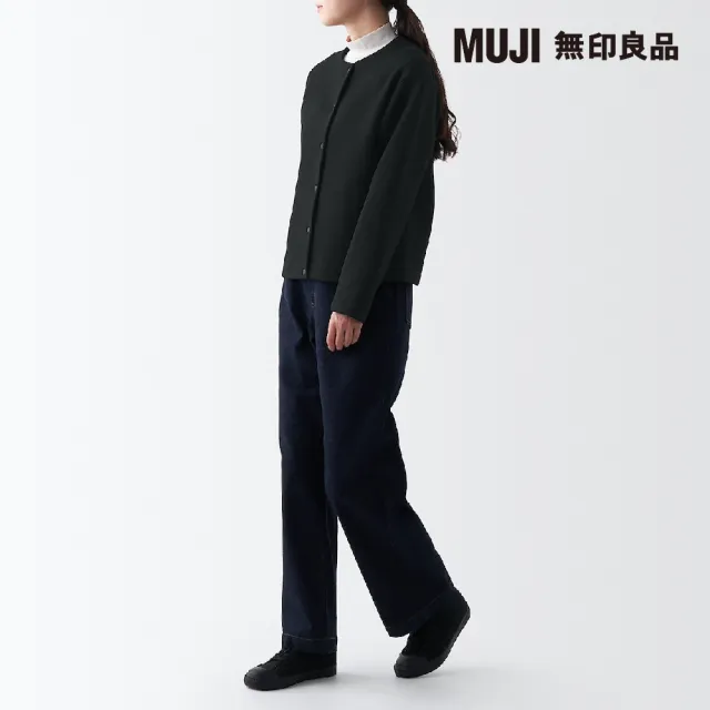 【MUJI 無印良品】女棉混二重織開襟衫(共4色)