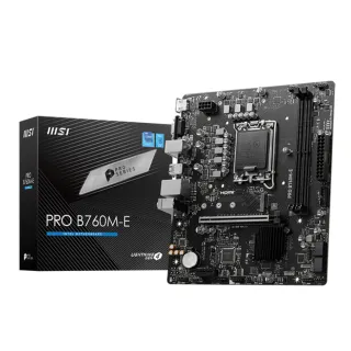 【MSI 微星】PRO B760M-E 主機板