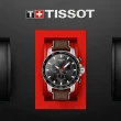 【TISSOT 天梭 官方授權】SUPERSPORT CHRONO 三眼計時石英腕錶 禮物推薦 畢業禮物(T1256171605101)