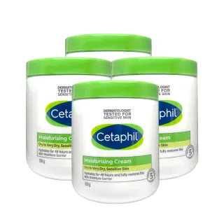 【Cetaphil】長效潤膚霜 550g 4入組(溫和乳霜 全新包裝配方升級)