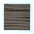 【簡約家具】拼接塑木地板 15片入 卡扣式(園藝造景 景觀布置 環保防水防腐)