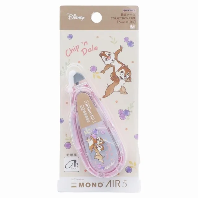 【小禮堂】MONO AIR 5卡通圖案修正帶 酷洛米 大耳狗 維尼 奇奇蒂蒂 史努比 吉伊卡哇 Moomin(平輸品)