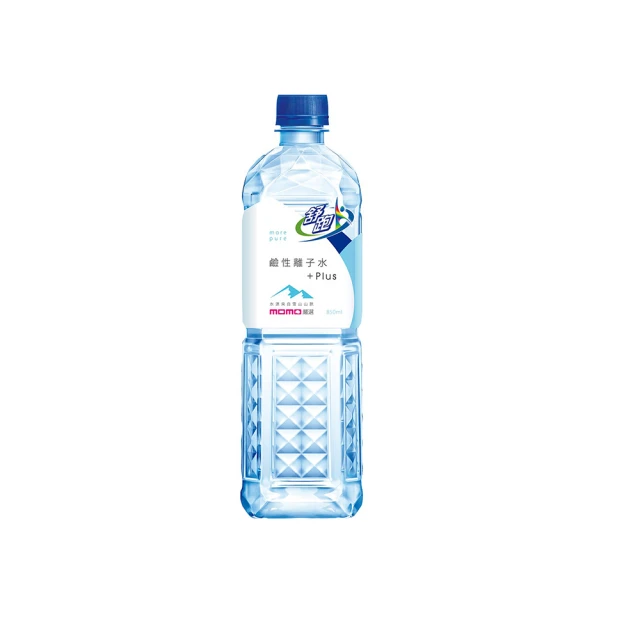 【舒跑xmomo聯名】鹼性離子水+PLUS 850mlx2箱(共40入)