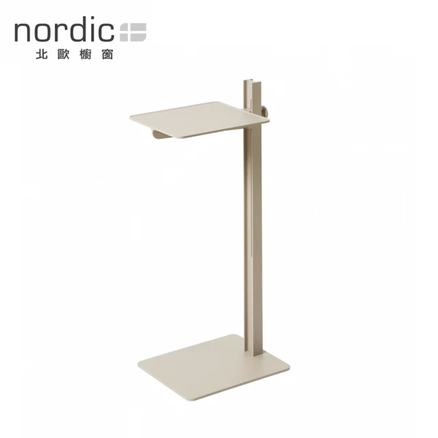 IDEA 工業風鐵木雙層抽屜收納置物邊桌/層架(床邊桌 沙發