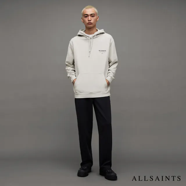 【ALLSAINTS】UNDERGROUND 純棉LOGO連帽衛衣 MG132Y(舒適版型)