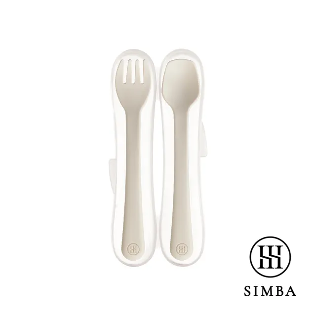 【Simba 小獅王辛巴官方直營】美味學習叉匙組(兒童餐具/矽膠湯匙/副食品)