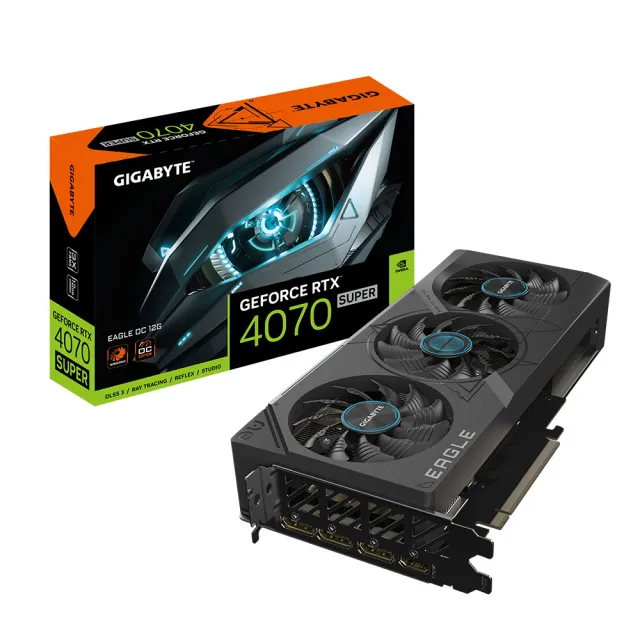 【GIGABYTE 技嘉】GeForce RTX 4070 SUPER EAGLE OC 12G 顯示卡(GV-N407SEAGLE OC-12GD)