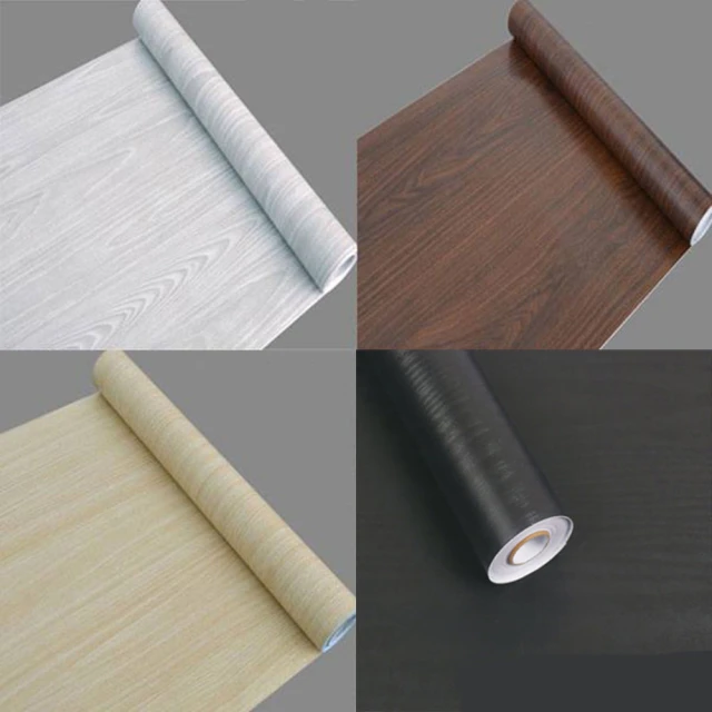 【Mega】仿木紋PVC自黏式 壁貼 45x1000公分(壁紙 /家具/櫥櫃/ 防水1捲)