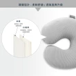 【Gennies 奇妮】嬰兒頸枕套 專用套-不含枕芯(咖啡紗)