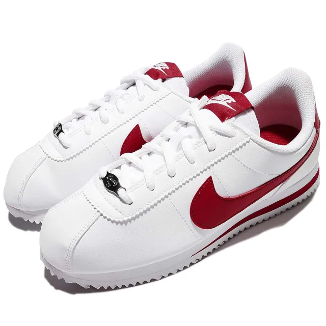 【NIKE 耐吉】阿甘鞋 Cortez Basic Sl GS 大童 女鞋 經典 休閒鞋 復古 皮革 單一價(904764-109)